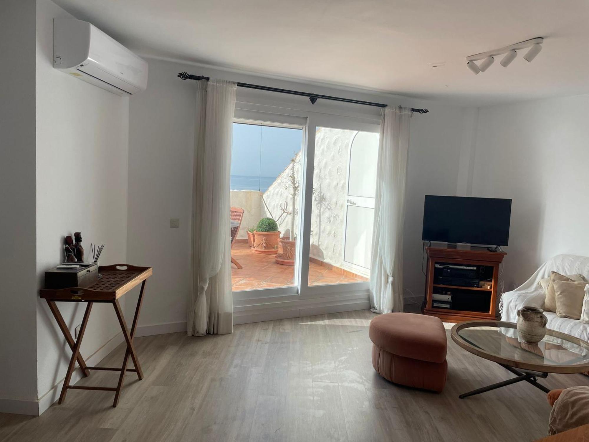 Ático sobre el Mar Apartamento Benajarafe Exterior foto