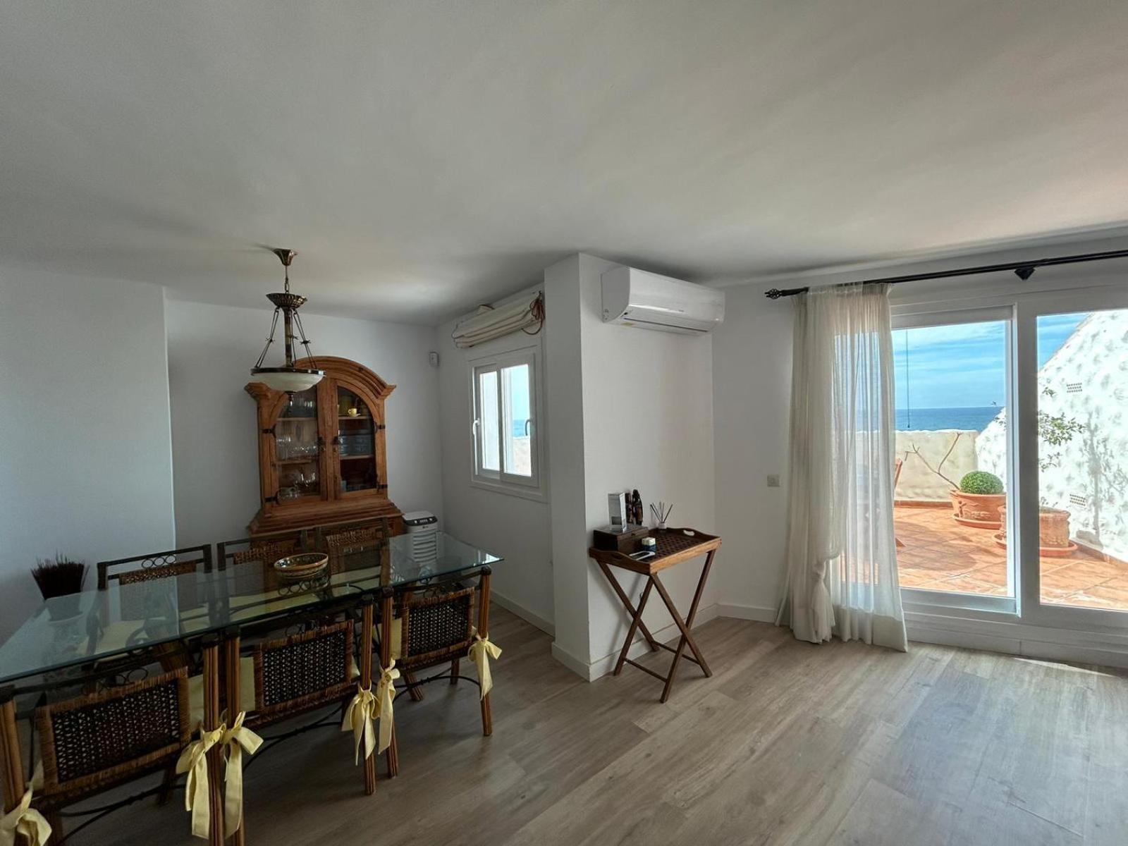 Ático sobre el Mar Apartamento Benajarafe Exterior foto