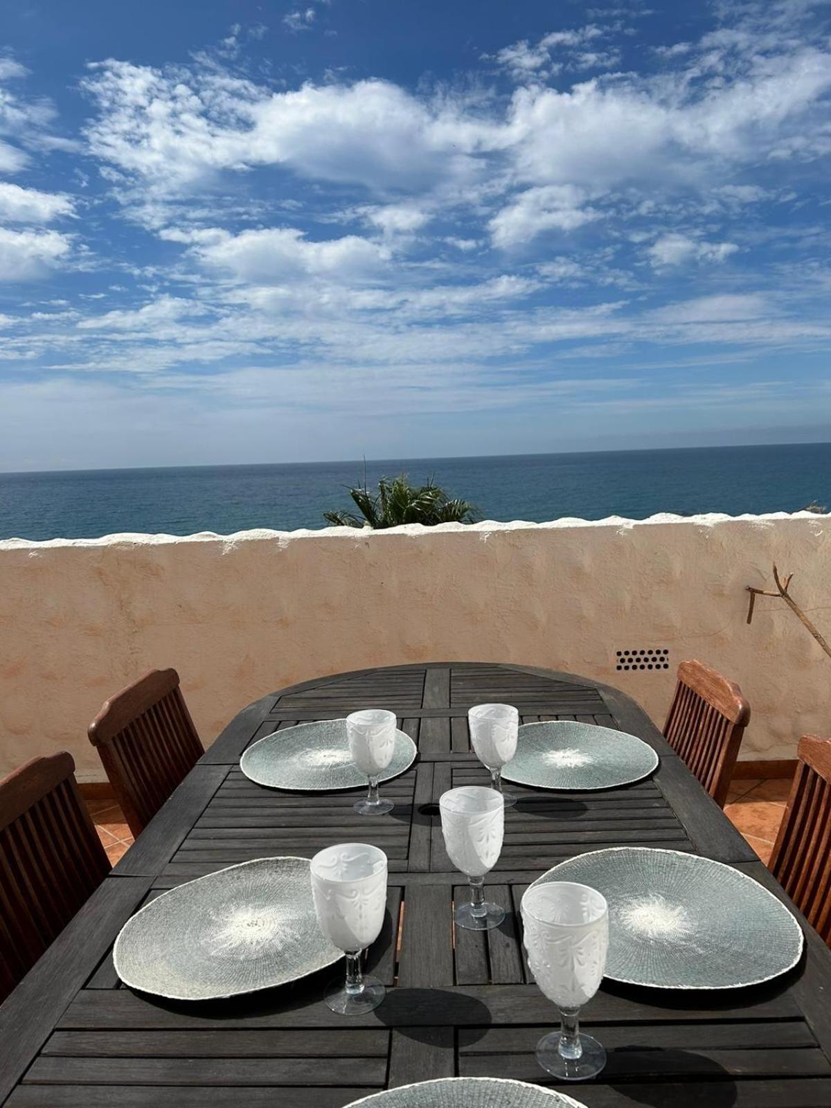 Ático sobre el Mar Apartamento Benajarafe Exterior foto