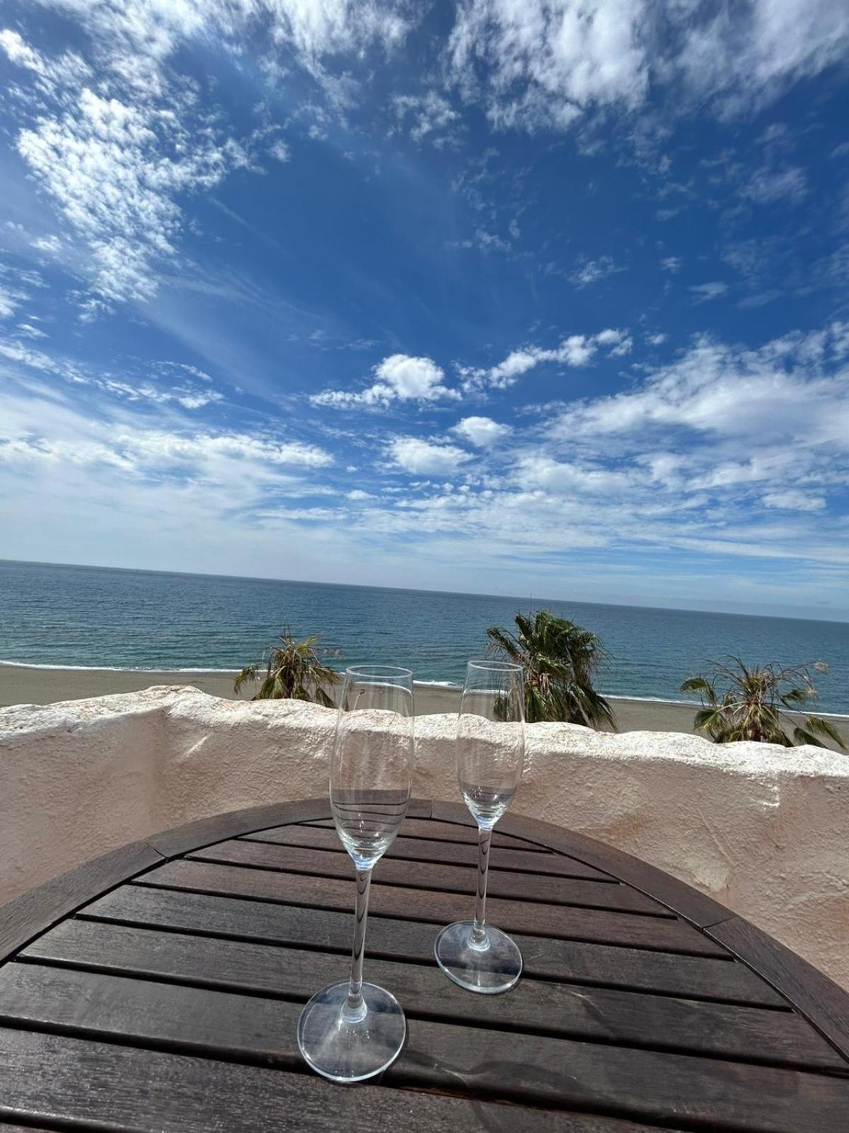 Ático sobre el Mar Apartamento Benajarafe Exterior foto